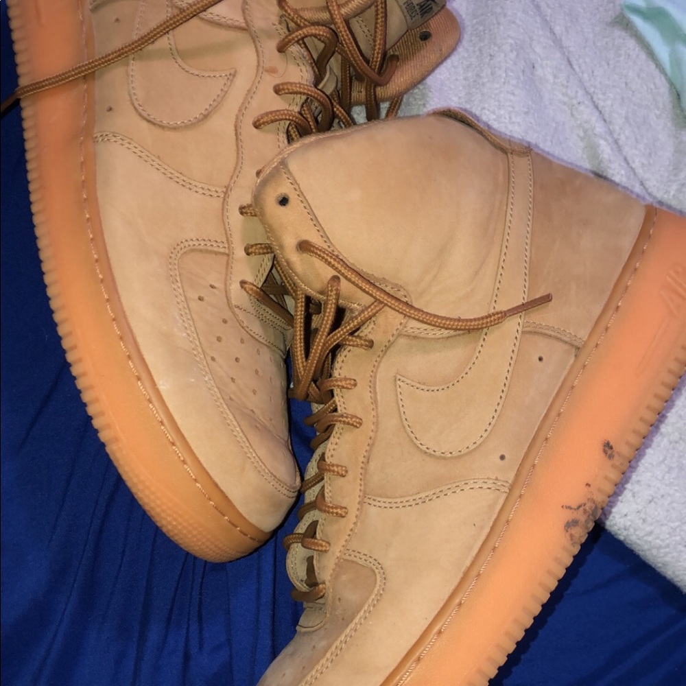 Nike Air Force 1 Wheat High Cut size 13